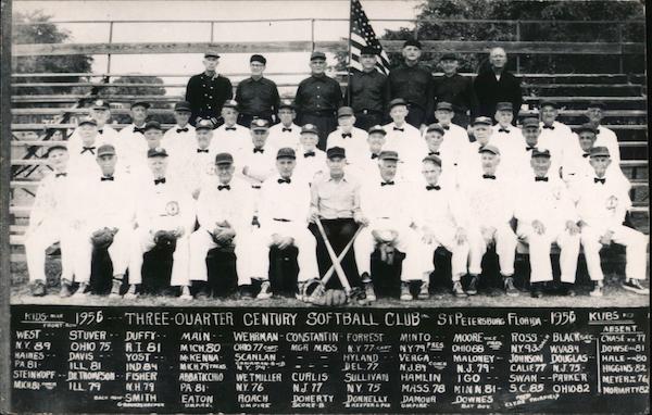 Three Quarter Century Softball Club St. Petersburg Florida