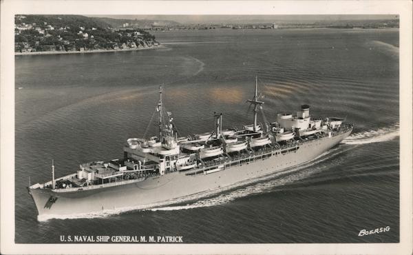 U.S. Naval Ship General M.M. Patrick California Boersig