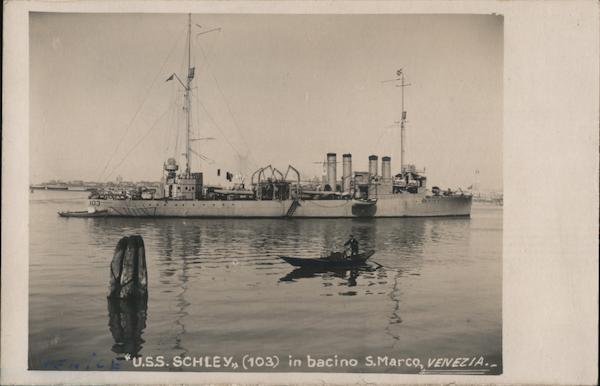 U.S.S. Schleyin Bacino S. Marco, Venezia. Gondola Venice Italy