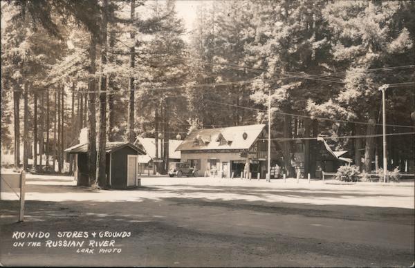 Rio Nido Stores and Grounds On The Russian River California