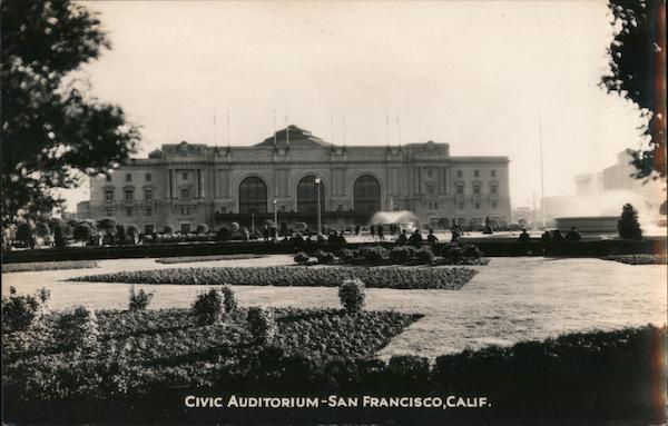 Civic Auditorium San Francisco California
