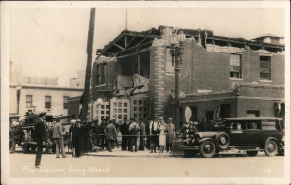 Ruins of Fire Station Long Beach California