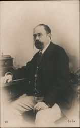 Émile Zola Postcard