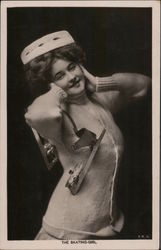 The Skating Girl Postcard
