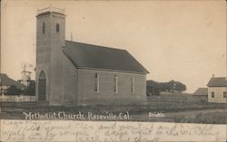 Methodist Church Roseville, CA Postcard Postcard Postcard