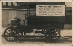New Method Laundry's "Hart & Kraft Motor Delivery Truck Postcard