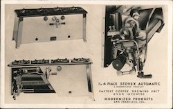 The 4 Place Stovex Automatic - A Modernized Product Postcard