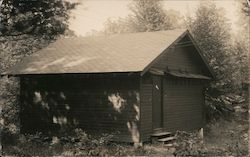 A cabin in the woods Mount Pleasant, IA Postcard Postcard Postcard