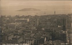 View of San Francisco from the Fairmont Postcard