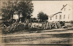 Earthquake wreckage Postcard