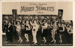 Henry Kramer presents Midget Starlets of 1942 Postcard