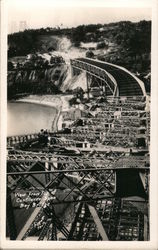 View from cantilever span Bay Bridge Postcard
