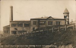 First California Electric Power House Postcard