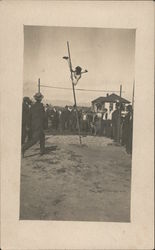 Pole Vaulter making a jump Watsonville, CA Postcard Postcard Postcard