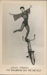 Lilly Yokoi "The Ballerina on the Bicycle" Postcard