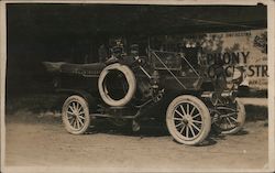 Early automobile Postcard