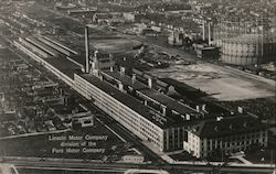 Lincoln Motor Company division of the Ford Motor Company - view of factory Detroit, MI Postcard Postcard Postcard