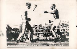 The Big Fight. Sep-3-1906. Joe Gans vs Battling Nelson. 42 rounds. Goldfield, NV Boxing Postcard Postcard Postcard