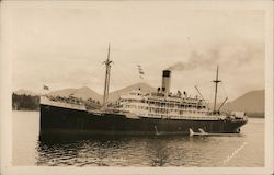 Cruise Ship Postcard