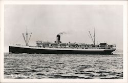 S. S. Aleution at sea Steamers Johnston Postcard Postcard Postcard