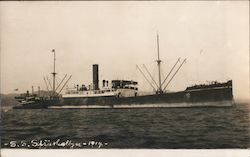 SS Strathalbyn, 1914 Postcard