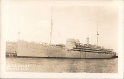 USS Relief Hospital Ship Postcard