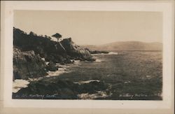 On the Monterey Coast, Midway Point, rocks, surf Pebble Beach, CA Postcard Postcard Postcard