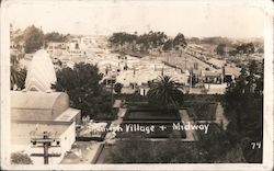 Spanish Village & Midway Postcard