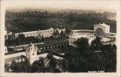 Aerial view of Balboa Park Postcard