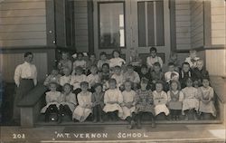 Mt. Vernon School class photo San Bernardino, CA Postcard Postcard Postcard