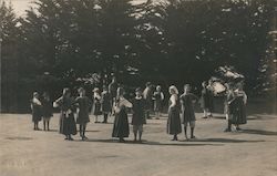 Swedish Folk dance, pupils of the Raja-Yoga Academy Point Loma, CA Postcard Postcard Postcard