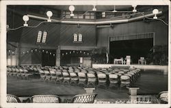 Hotel Del Coronado - Ballroom, chairs, stage podium Postcard