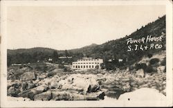 Power House S.J.L. & P. CO, Kern River California Postcard Postcard Postcard