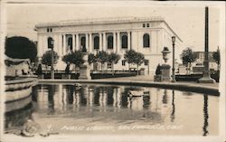 Public Library Postcard