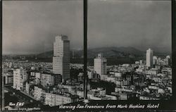 Viewing San Francisco from Mark Hopkins Hotel California Postcard Postcard Postcard