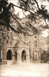 Entrance to State Hospital, Napa, CA 1943 Postcard