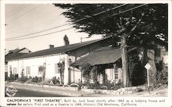 California's First Theatre. Postcard