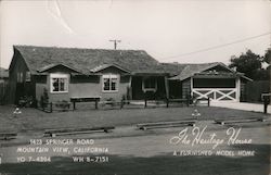 The Heritage House - A Furnished Model Home Mountain View, CA Postcard Postcard Postcard