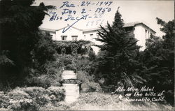 Alta Mira Hotel on the hills Sausalito, CA Postcard Postcard Postcard