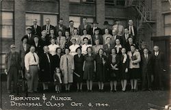 Thornton & Minor Dismissal Class Oct. 6, 1944 Postcard