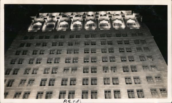 P.G. & E.Office Building at Night, 1938 San Francisco California
