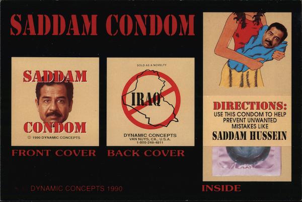 Saddam Condom - Dynamic Concepts Advertising