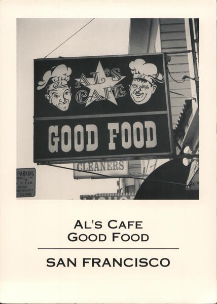 Al's Cafe Good Food San Francisco California