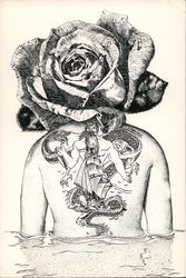 Rose with Tattoo by Hermann Clasen Art