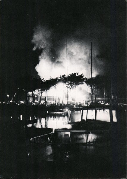 Yacht Club Marina at night San Francisco California
