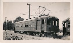 S.F. Napa Calistoga Electric train #62 Oakville, CA Original Photograph Original Photograph Original Photograph