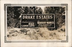 Drake Estates, a riverfront subdivision, beach, large lots, Mohrhardt-Warnock realtors San Francisco, CA Original Photograph Ori Original Photograph