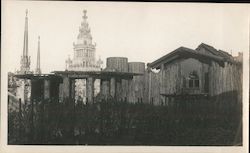 Demonstration Village With the Tower of Jewels in the Background, PPIE Original Photograph