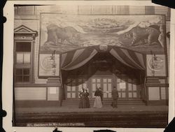 Rare Photo: Entrance to Mechanic's Pavillion Original Photograph