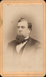 CDV Studio photo of formal man with beard Original Photograph